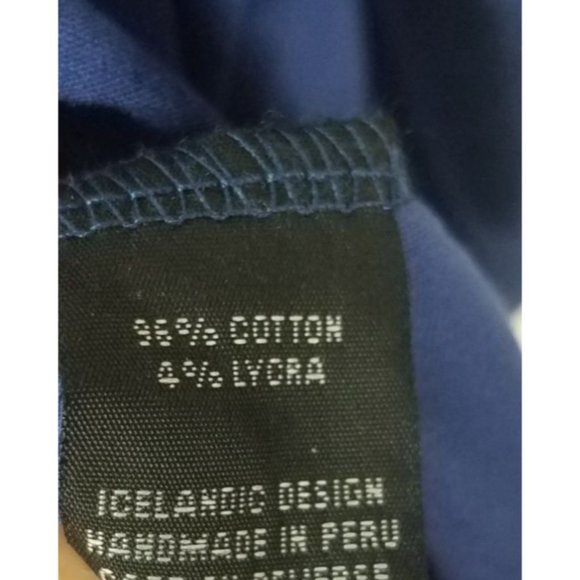 M X Matthildur Women's Sz. S/M Boxy Fit Beatrix Trapeze Top In Blue NWT - Picture 5 of 9